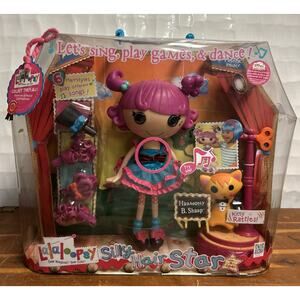 Lalaloopsy MGA Silly Hair Star Harmony B. Sharp Singing Doll ~ NEW in Box w/ Pet